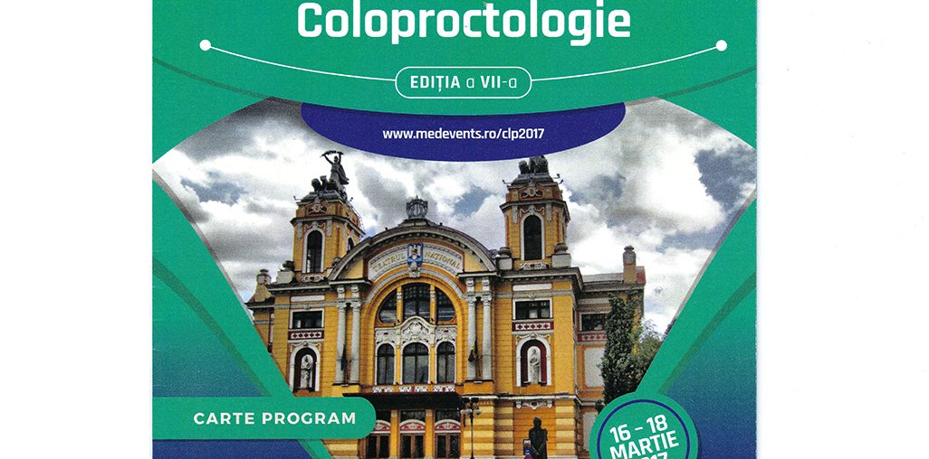 THE NATIONAL CONGRESS OF THE ROMANIAN SOCIETY OF COLOPROCTOLOGY 2017